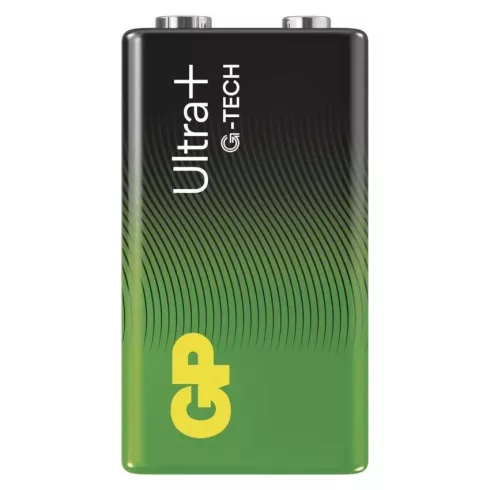 GP elem 6LR61 9V, Ultra Plus Alkáli, 1db/ kis papír doboz                                             B03511