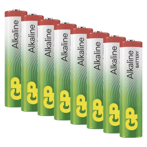 GP elem LR03 AAA mikroceruza, Alkáli, 8 db/bliszter                                                   B04138