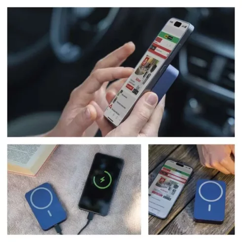 Powerbank WI 1046, 10000mAh, 20W+Wireless, kék                                                        B0551BL