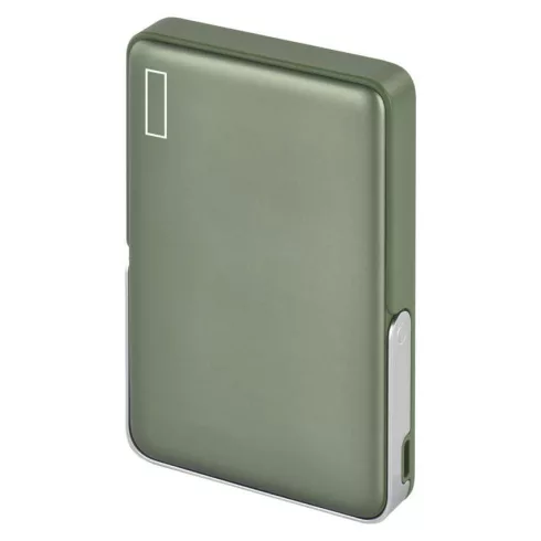 Powerbank WI 1031, 10000mAh Li-Po 3,87V, PD 20W, 1xUSB-C, zöld                                        B0552AG