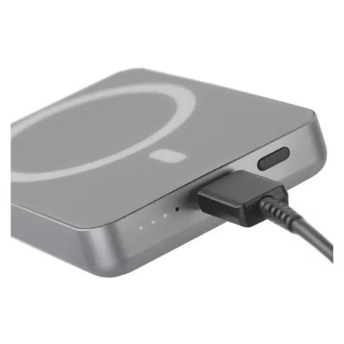 Powerbank WI 522, 5000 mAh, 20 W + Wireless, szürke                                                   B0555GY