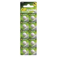  GP gombelem 186F LR43, Alkaline, 10db/bliszter                                                        B1386
