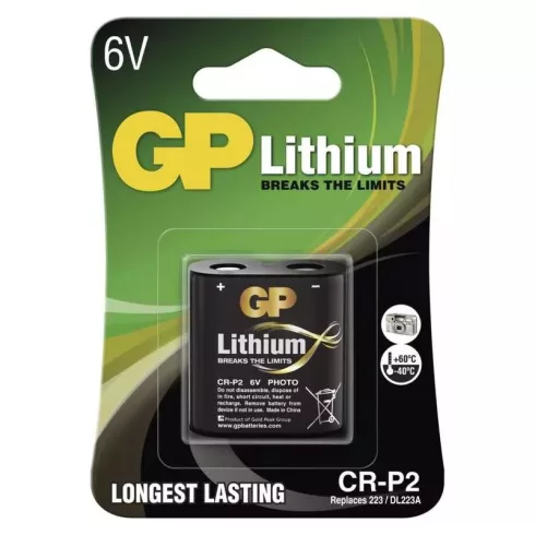 GP elem fotolith. CR-P2, Lithium, 1db/bliszter                                                        B1502