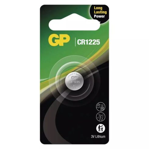 GP gombelem CR1225, Lithium, 1db/bliszter                                                             B15221