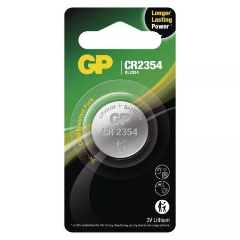 GP gombelem CR2354, Lithium, 1db/bliszter                                                             B15231