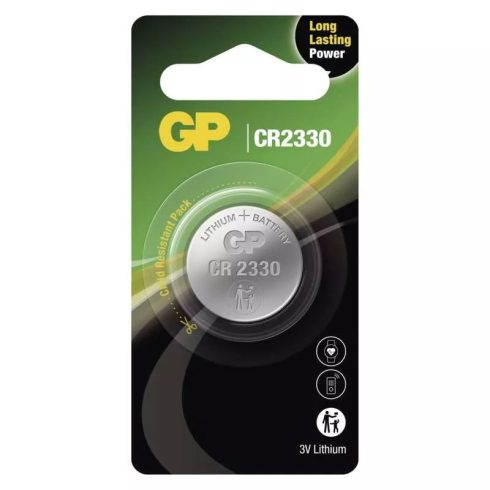 GP gombelem CR2330, Lithium, 1db/bliszter                                                             B15441