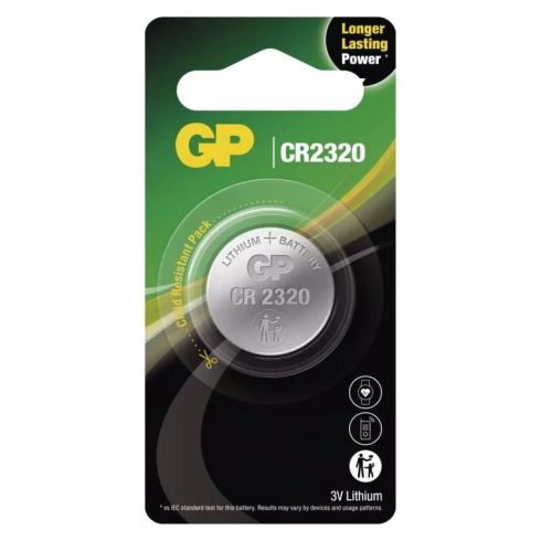 GP gombelem CR2320, Lithium, 1db/bliszter                                                             B15451