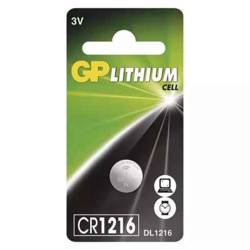 GP gombelem CR1216, Lithium, 1db/bliszter                                                             B15651