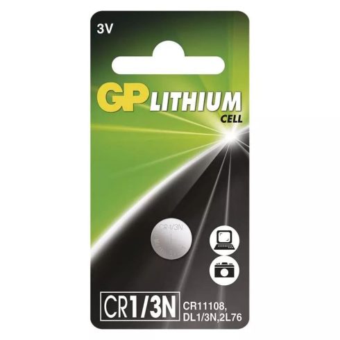 GP gombelem CR1/3N, Lithium, 1db/bliszter                                                             B15711