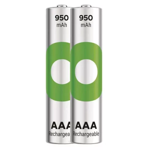 GP elem NiMH HR03 AAA mikroceruza, 950mAh, ReCyko, 2db                                                B25112