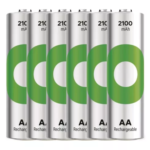 GP elem NiMH HR6 AA ceruza, 2100mAh, ReCyko, 6db                                                   B25216