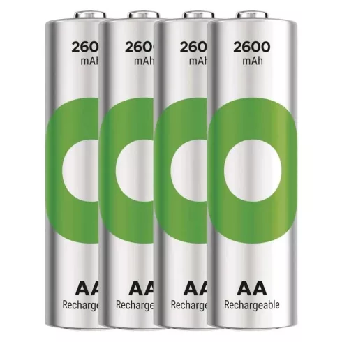 GP elem NiMH HR6 AA ceruza, 2600mAh, ReCyko, 4db                                                      B25274
