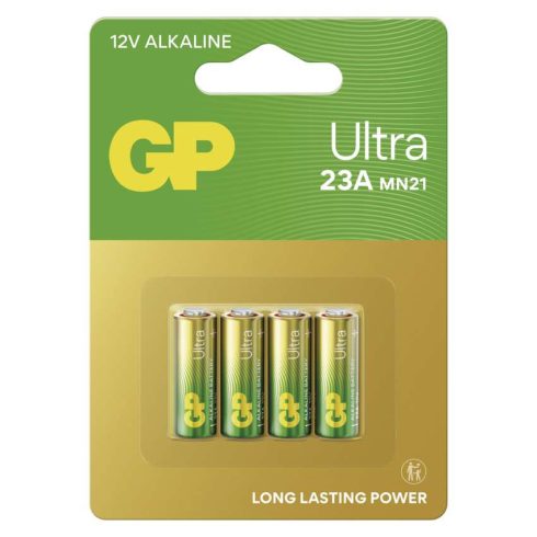 GP Speciális Alkáli elem ULTRA 23A, 4db/bliszter                                                      B30234
