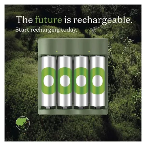 GP töltő Eco E441+4xAA ReCyko 2100mAh                                                                 B50444