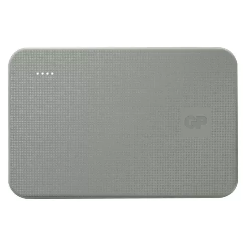 GP Powerbank B+ Series, 5000 mAh Li-Po 3,7 V, 12 W, 2 x USB-A, 1 x USB-C, zöldesszürke                B6405GY