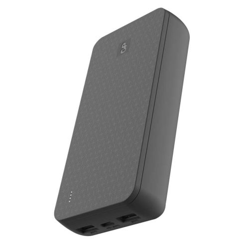 GP Powerbank B+ Series, 20000 mAh Li-Po 3,7 V, 15 W, 2 x USB-A, 1 x USB-C, fekete                     B6420B