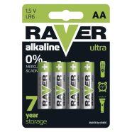   Raver elem LR6 AA ceruza, Ultra Alkáli, 4db/bliszter                                                  B7921