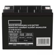   Ólomakkumulátor 12v 40ah m6                                                                           B9684