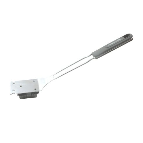 Barbecook kétfunkciós tisztítókefe, rozsdamentes acél, khaki zöld nyél, army stílusú, HSO             BC-ACC-7027