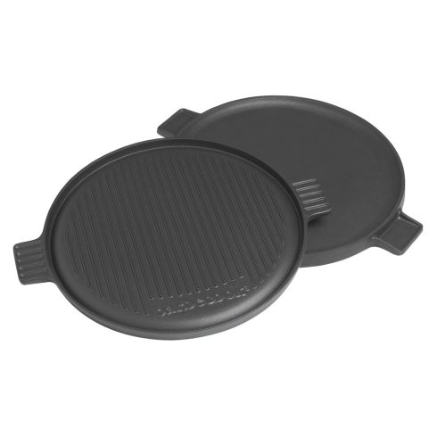 Barbecook öntöttvas grill lap, zománcozott, kétoldalas, kerek, 35cm, HSO                              BC-ACC-7087