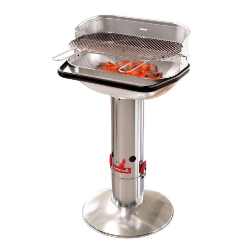 Barbecook Loewy 55 SST faszenes grill, rozsdamentes acél, 55x33x101cm, HSO                            BC-CHA-1004