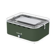   Barbecook Carlo asztali faszenes grill, zöld, 44x33x21cm, HSO                                         BC-CHA-1018