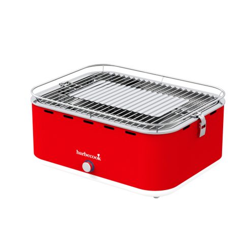 Barbecook Carlo asztali faszenes grill, piros, 44x33x21cm, HSO                                        BC-CHA-1019