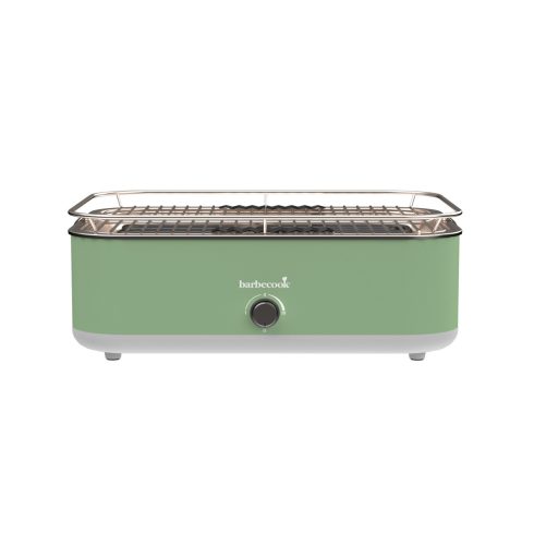 Barbecook E-Carlo asztali grill, elektromos, zöld, 42,5x33x16,5cm, HSO                                BC-ELE-1002