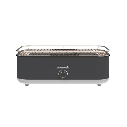 Barbecook E-Carlo asztali grill, elektromos, szürke, 42,5x33x16,5cm, HSO                              BC-ELE-1003