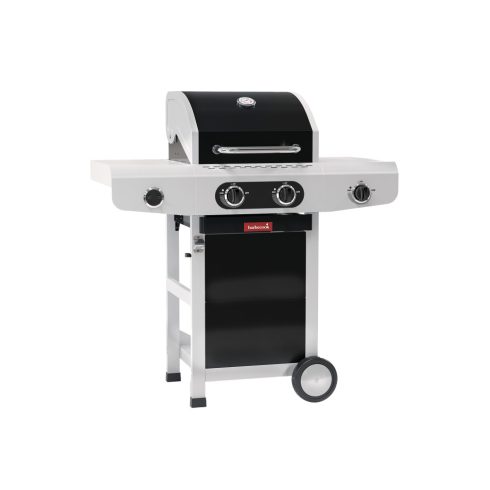 Barbecook Siesta 210 gázgrill, Black Edition, oldalégővel, 112x56x118cm, HSO                          BC-GAS-2014