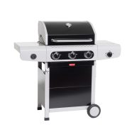   Barbecook Siesta 310 gázgrill, Black Edition, oldalégővel, 124x56x120cm, HSO                          BC-GAS-2018