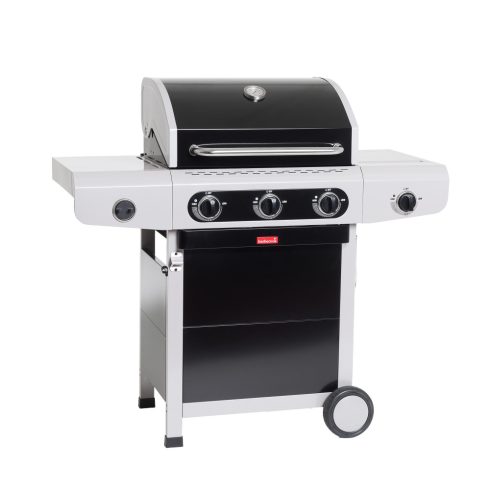 Barbecook Siesta 310 gázgrill, Black Edition, oldalégővel, 124x56x120cm, HSO                          BC-GAS-2018