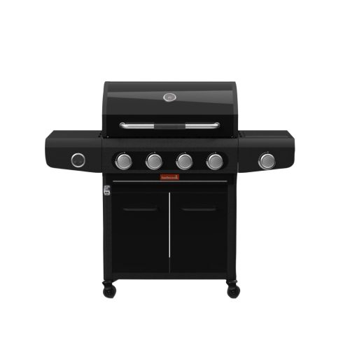 BarbecookSiesta 412 Graphite gázgrill, tárolóval, oldalégővel, 132x56x118cm, HSO                      BC-GAS-2073