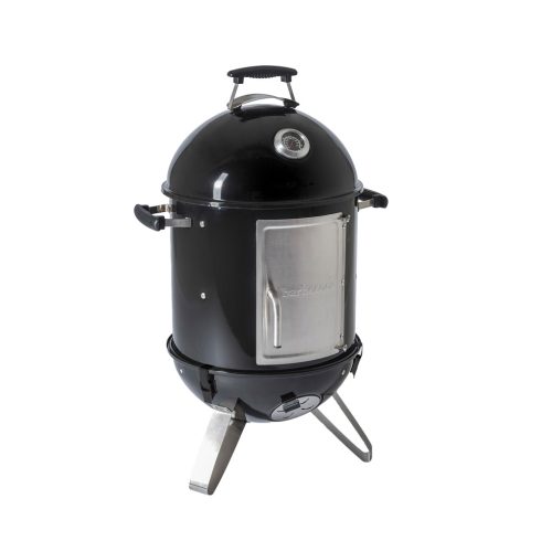 Barbecook Oskar S füstölő és grill, zománcozott, fekete, átmérő 40cm, HSO                             BC-SMO-5017