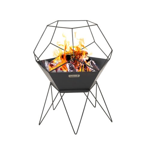 Barbecook Jura tűzrakó kosár, festett acéllemez, 60x60x75cm, HSO                                      BC-WOO-6013