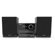   SHARP XL-B512BK Bluetooth mikrohifi rendszer fekete fa hangszórókkal                                  BDS2396