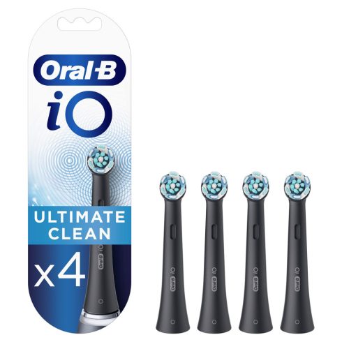 Oral-B iO fogkefefej Ultimate Clean fekete 4 db                                                       BDS2495