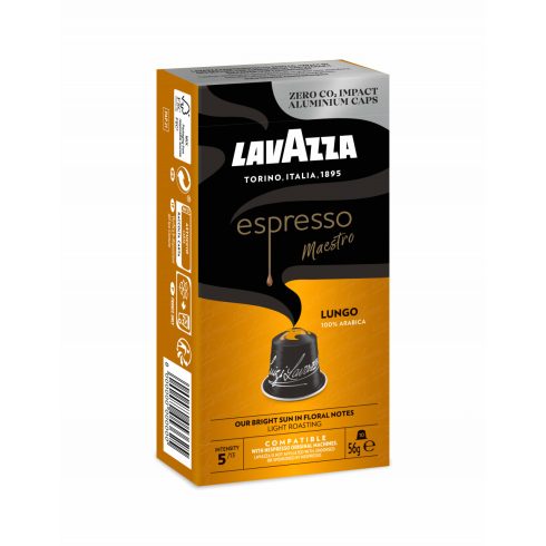 Lavazza Espresso Lungo őrölt pörkölt kávé kapszula 10x5.6g                                            BDS2765