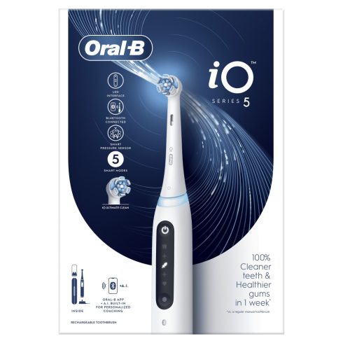 Oral-B iO5 elektromos fogkefe Quite White                                                             BDS3234