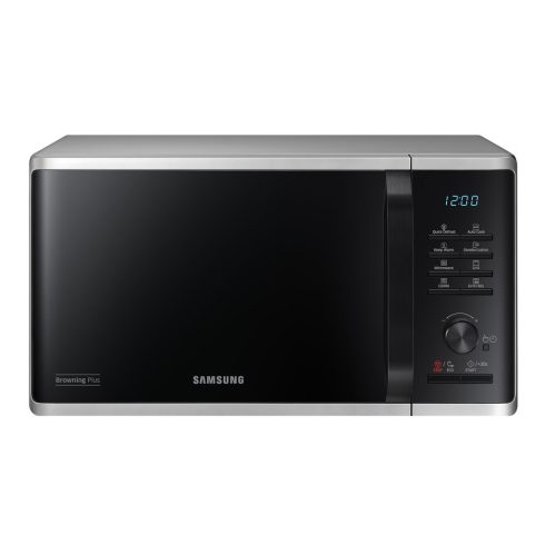 Samsung MG23K3515AS/EO Grill mikrohullámú sütő, Browning Plus funkció, 2300W, 23l, 28cm tálca, ezüst  BDS3716