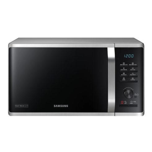 Samsung MG23K3575AS/EO Grill mikrohullámú sütő, Heat Wave grillrendszer, 2300W, 23l, 28cm tálca, ezü  BDS3718