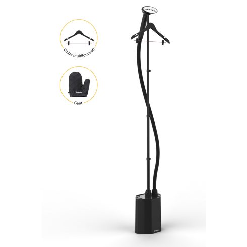 SteamOne EUHG100B álló ruhagőzölő, 1800 W, 1,8 l tartály, fekete                                      BDS3795