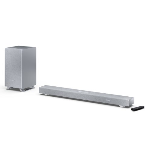 SHARP Q HT-SBW53121(SL) 3.1.2 Dolby Atmos/DTS:X hangprojektor, vez. nélküli mélynyomó, 550 W, ezüst   BDS3813
