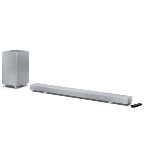 SHARP Q HT-SBW55121(SL) 5.1.2 Dolby Atmos/DTS:X hangprojektor, vez. nélküli mélynyomó, 650 W, ezüst   BDS3815