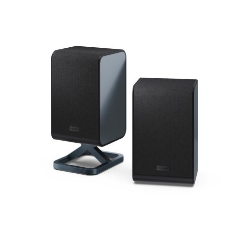 SHARP Q HT-SPR52021(BK) 2.0.2 hátsó hangsugárzópár, vezeték nélküli, 200 W, fekete                    BDS3816