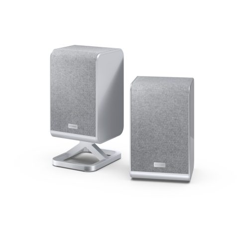 SHARP Q HT-SPR52021(SL) 2.0.2 hátsó hangsugárzópár, vezeték nélküli, 200 W, ezüst                     BDS3817
