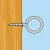 Szemescsavar - 19 x 40 mm - 15 db / csomag                                                            BX04812C