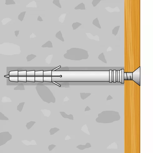 Beütődűbel - 6 x 40 mm - 10 db / csomag                                                               BX04828A