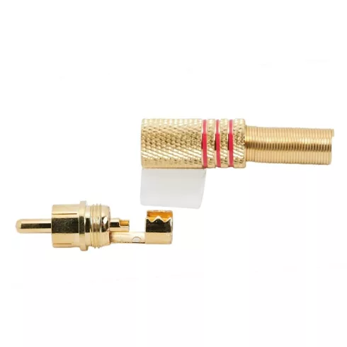 RCA dugó aranyozott max. 6 mm-es kábelhez                                                             BX05084PI