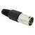XLR dugó - 3 pólusú szorítópofás törésgátlóval                                                        BX05192